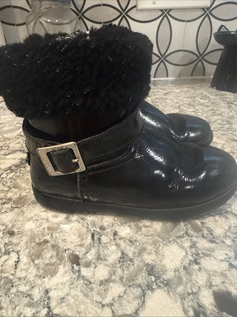 UGGS BLACK Ankle Boots
